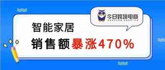 大突破！跨境黑马平台智能家居销售额暴涨470%