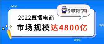 2022直播电商市场规模超4800亿，欧洲占重要地位