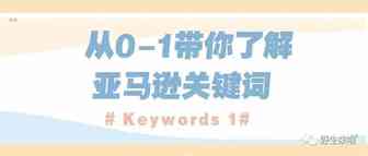 运营干货||从0-1带你全方位的了解亚马逊关键词 Keywords 1