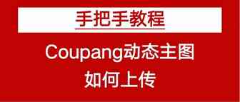 【干货】手把手教你上传Coupang动态主图