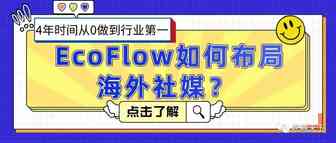4年时间从0做到行业第一！ EcoFlow如何布局海外社媒？