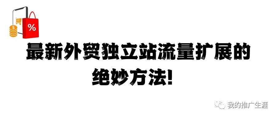 最新外贸独立站流量扩展的绝妙方法！