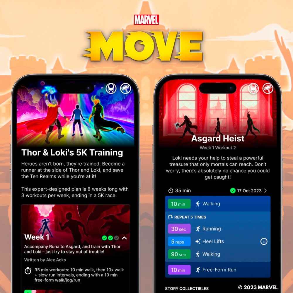 漫威做健身App？「Marvel Move」用漫画剧情吸引用户锻炼